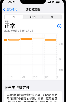 红坪镇iPhone手机维修如何在iPhone开启'步行稳定性通知'