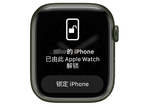 红坪镇苹果手机维修分享用 AppleWatch 解锁配备面容 ID 的 iPhone方法 