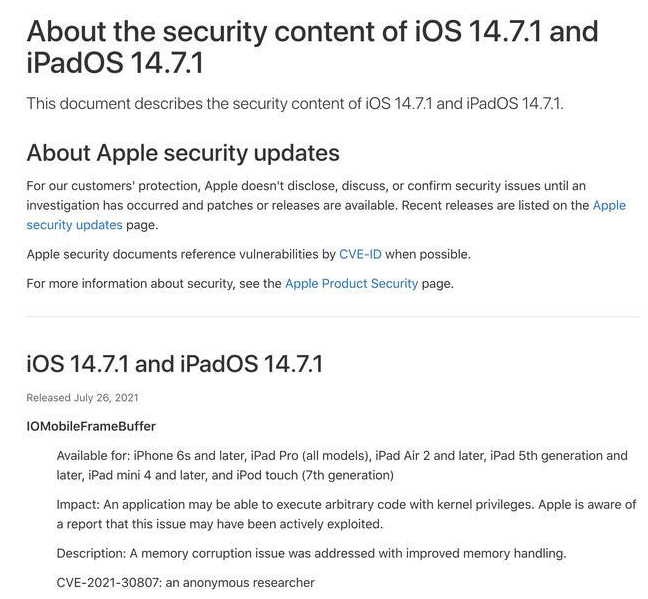 红坪镇苹果手机维修分享iOS 14.7.1 正式版更新内容及升级方法 